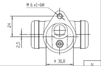 Motaquip VWC538 - Riteņa bremžu cilindrs ps1.lv