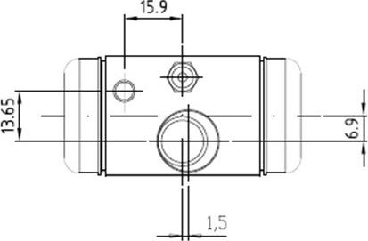 Motaquip VWC882 - Riteņa bremžu cilindrs ps1.lv