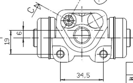 Motaquip VWC796 - Riteņa bremžu cilindrs ps1.lv