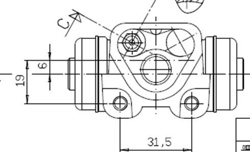 Motaquip VWC790 - Riteņa bremžu cilindrs ps1.lv