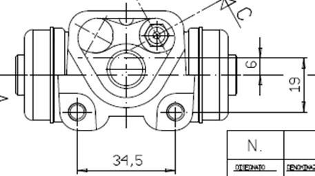 Motaquip VWC797 - Riteņa bremžu cilindrs ps1.lv