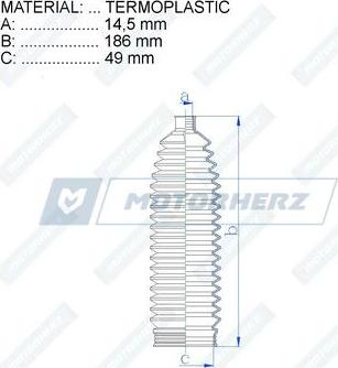 Motorherz RDZ0461MG - Putekļusargs, Stūres iekārta ps1.lv