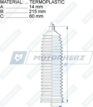 Motorherz RDZ0549MG - Putekļusargs, Stūres iekārta ps1.lv