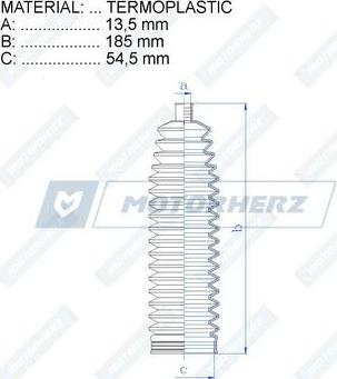 Motorherz RDZ0027MG - Putekļusargs, Stūres iekārta ps1.lv