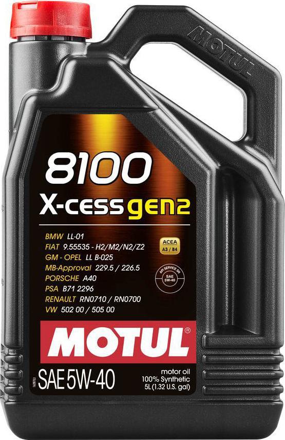 Motul 8100 x-cess 5W-40 - Motoreļļa ps1.lv