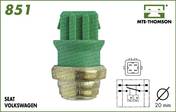 MTE-Thomson 851 - Termoslēdzis, Radiatora ventilators ps1.lv