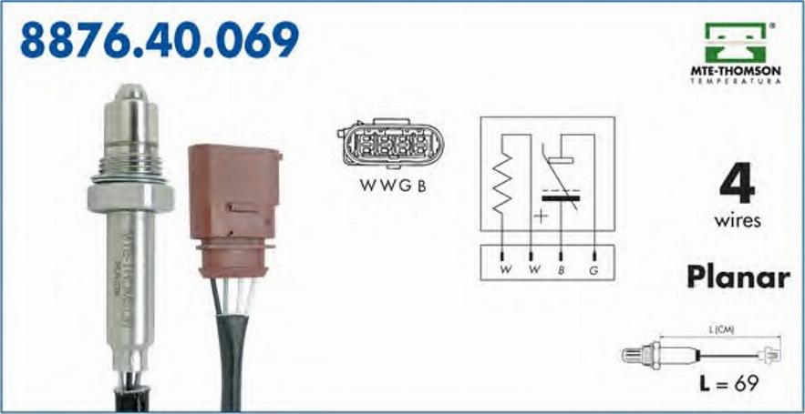 MTE-Thomson 887640069 - Lambda zonde ps1.lv