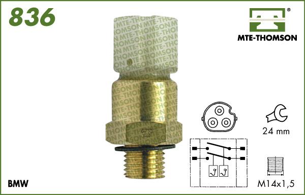 MTE-Thomson 836 - Termoslēdzis, Radiatora ventilators ps1.lv