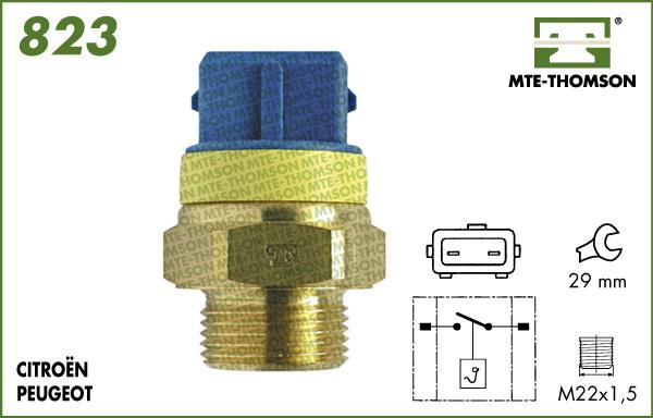 MTE-Thomson 823.97/92 - Termoslēdzis, Radiatora ventilators ps1.lv