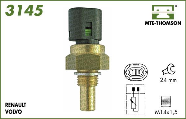 MTE-Thomson 3145 - Devējs, Dzesēšanas šķidruma temperatūra ps1.lv