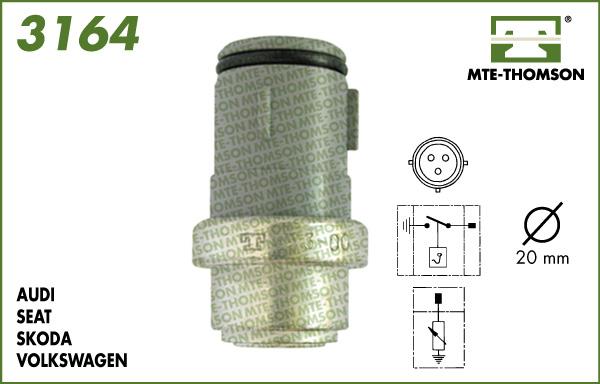 MTE-Thomson 3164 - Devējs, Dzesēšanas šķidruma temperatūra ps1.lv