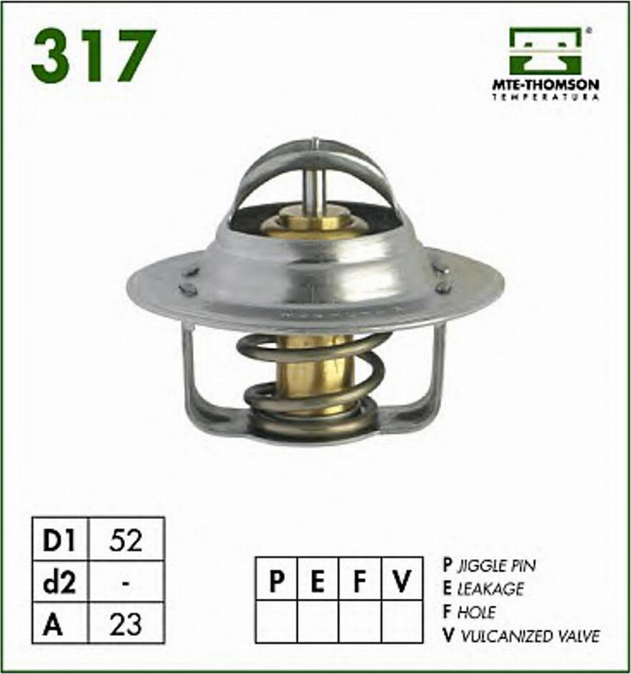 MTE-Thomson 317.88 - Termostats, Dzesēšanas šķidrums ps1.lv