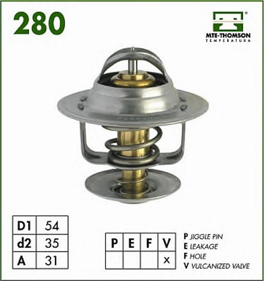 MTE-Thomson 280.87 - Termostats, Dzesēšanas šķidrums ps1.lv