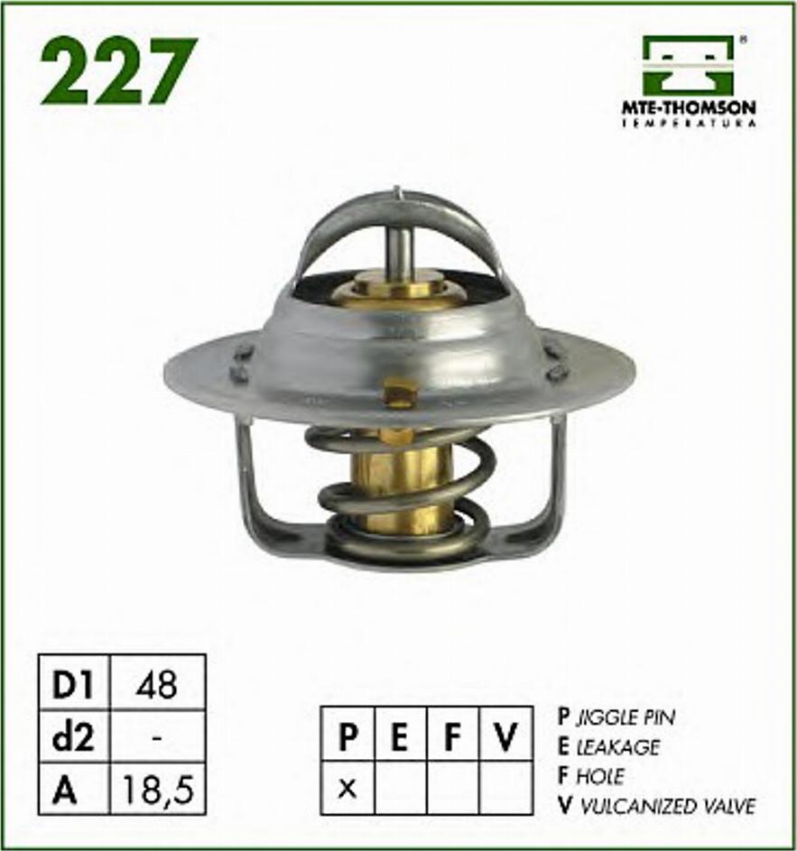 MTE-Thomson 227.92 - Termostats, Dzesēšanas šķidrums ps1.lv