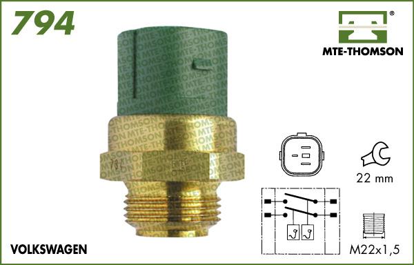 MTE-Thomson 794.80/87 - Termoslēdzis, Radiatora ventilators ps1.lv