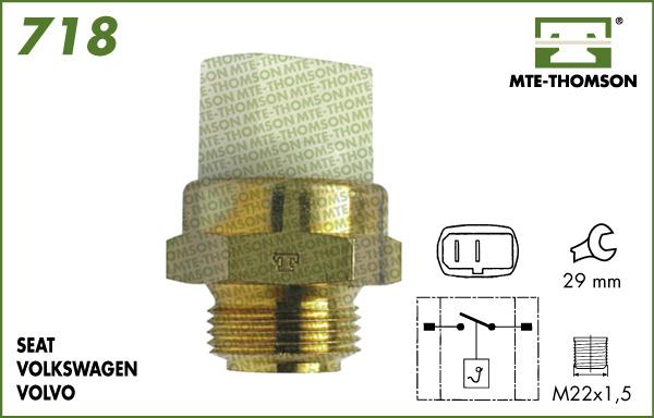 MTE-Thomson 718.95/84 - Termoslēdzis, Radiatora ventilators ps1.lv