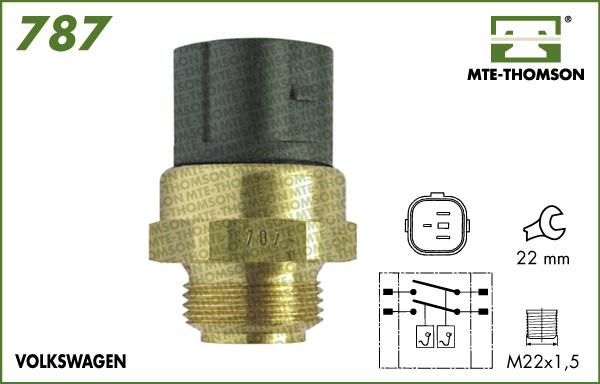 MTE-Thomson 787.95/102 - Termoslēdzis, Radiatora ventilators ps1.lv