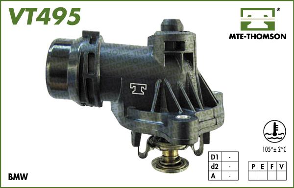 MTE-Thomson VT495.105 - Termostats, Dzesēšanas šķidrums ps1.lv