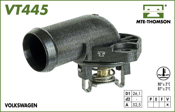 MTE-Thomson VT445.87 - Termostats, Dzesēšanas šķidrums ps1.lv