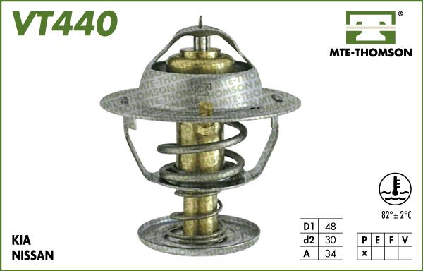 MTE-Thomson VT440.82 - Termostats, Dzesēšanas šķidrums ps1.lv