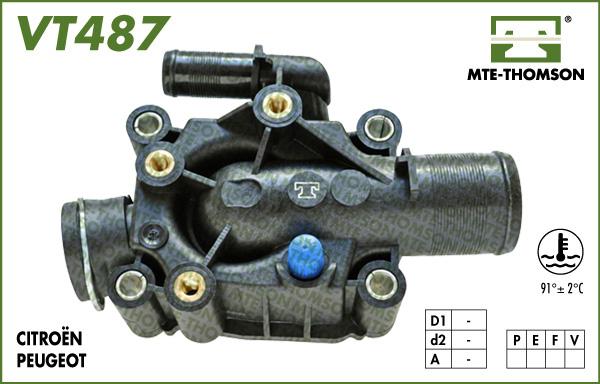 MTE-Thomson VT487.91 - Termostats, Dzesēšanas šķidrums ps1.lv