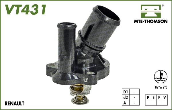 MTE-Thomson VT431.82 - Termostats, Dzesēšanas šķidrums ps1.lv