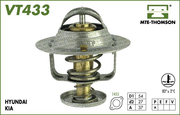 MTE-Thomson VT433.82 - Termostats, Dzesēšanas šķidrums ps1.lv