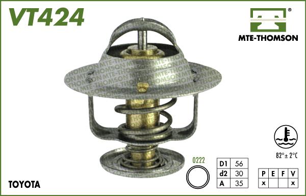 MTE-Thomson VT424.82 - Termostats, Dzesēšanas šķidrums ps1.lv