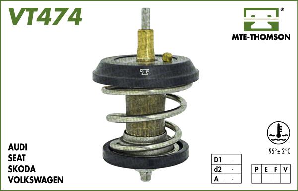 MTE-Thomson VT474.95 - Termostats, Dzesēšanas šķidrums ps1.lv