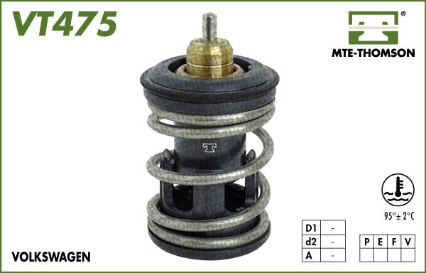 MTE-Thomson VT475.95 - Termostats, Dzesēšanas šķidrums ps1.lv