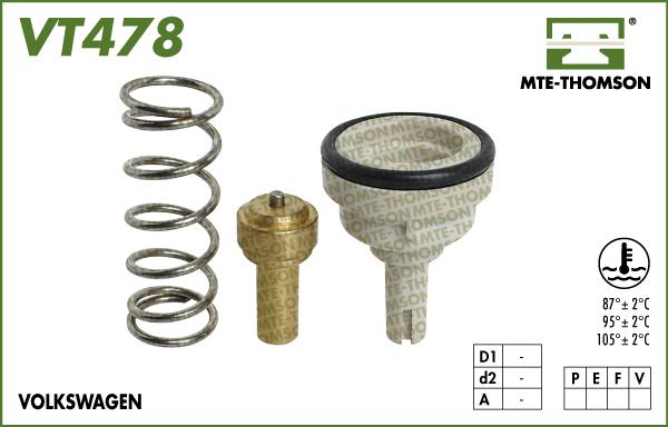 MTE-Thomson VT478.105 - Termostats, Dzesēšanas šķidrums ps1.lv