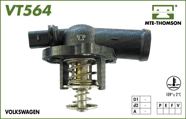 MTE-Thomson VT564.109 - Termostats, Dzesēšanas šķidrums ps1.lv