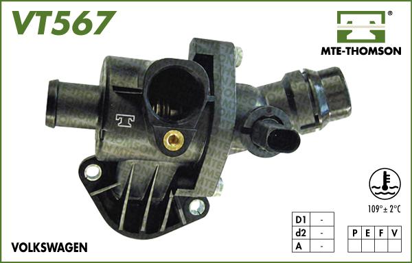 MTE-Thomson VT567.109 - Termostats, Dzesēšanas šķidrums ps1.lv