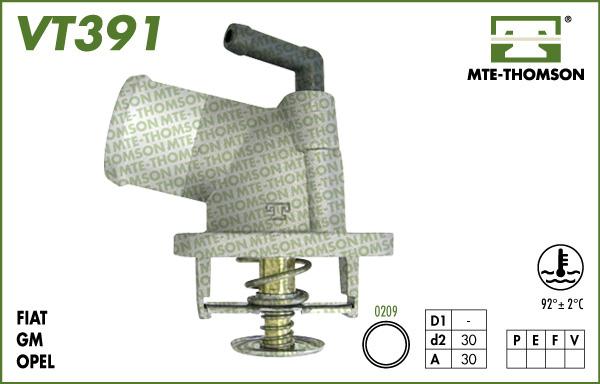 MTE-Thomson VT391.92 - Termostats, Dzesēšanas šķidrums ps1.lv