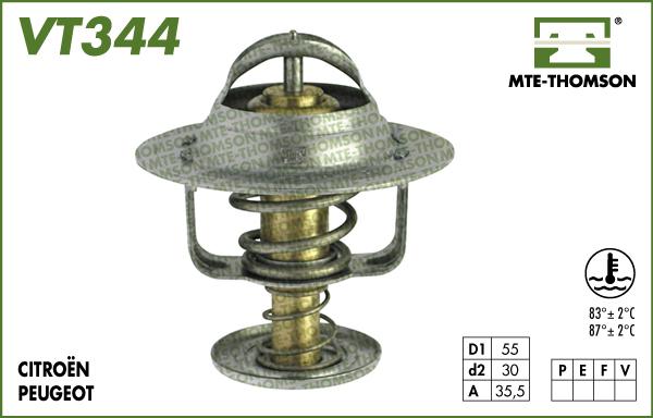 MTE-Thomson VT344.83 - Termostats, Dzesēšanas šķidrums ps1.lv