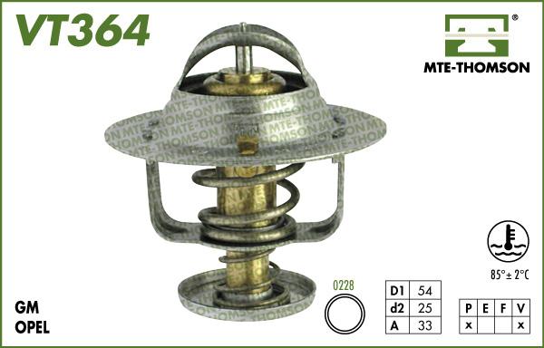 MTE-Thomson VT364.89 - Termostats, Dzesēšanas šķidrums ps1.lv