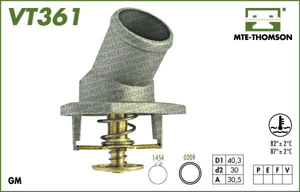 MTE-Thomson VT361.87 - Termostats, Dzesēšanas šķidrums ps1.lv