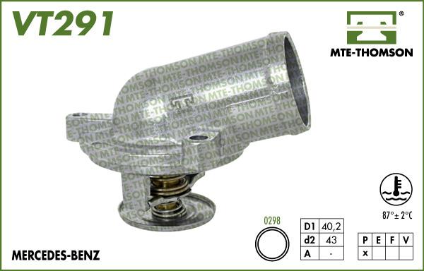 MTE-Thomson VT291.87 - Termostats, Dzesēšanas šķidrums ps1.lv