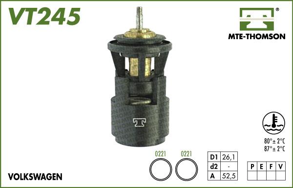 MTE-Thomson VT245.87 - Termostats, Dzesēšanas šķidrums ps1.lv