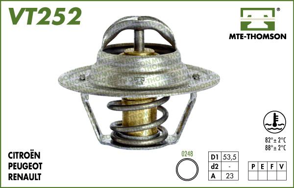MTE-Thomson VT252.89 - Termostats, Dzesēšanas šķidrums ps1.lv