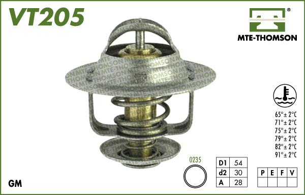 MTE-Thomson VT205.91 - Termostats, Dzesēšanas šķidrums ps1.lv