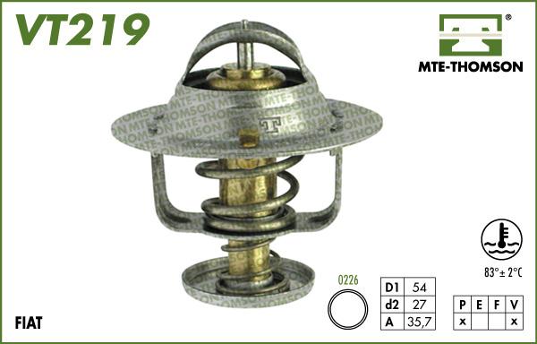 MTE-Thomson VT219.83 - Termostats, Dzesēšanas šķidrums ps1.lv