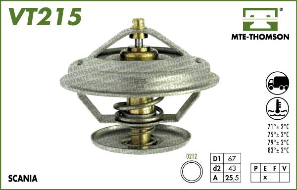 MTE-Thomson VT215.79 - Termostats, Dzesēšanas šķidrums ps1.lv