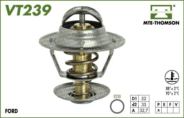 MTE-Thomson VT239.92 - Termostats, Dzesēšanas šķidrums ps1.lv