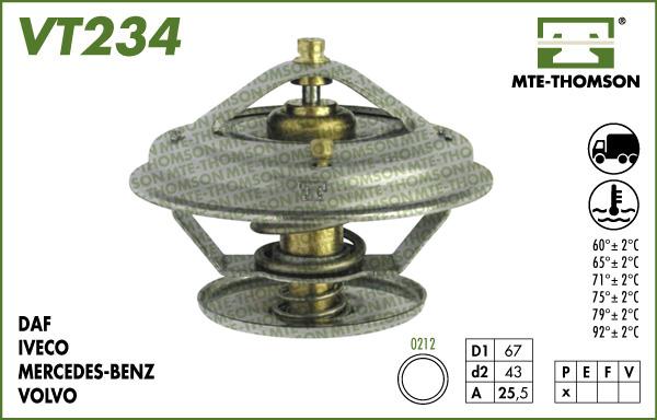 MTE-Thomson VT234.79 - Termostats, Dzesēšanas šķidrums ps1.lv