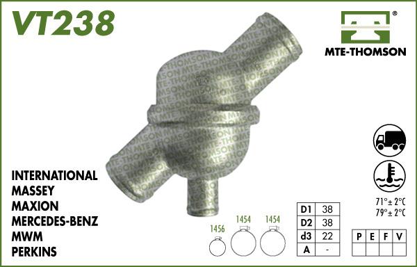 MTE-Thomson VT238.79 - Termostats, Dzesēšanas šķidrums ps1.lv