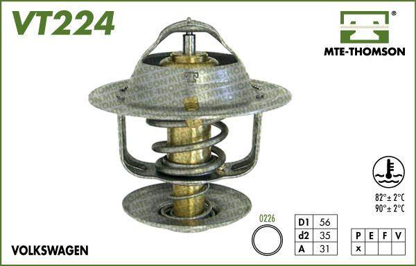 MTE-Thomson VT224.90 - Termostats, Dzesēšanas šķidrums ps1.lv