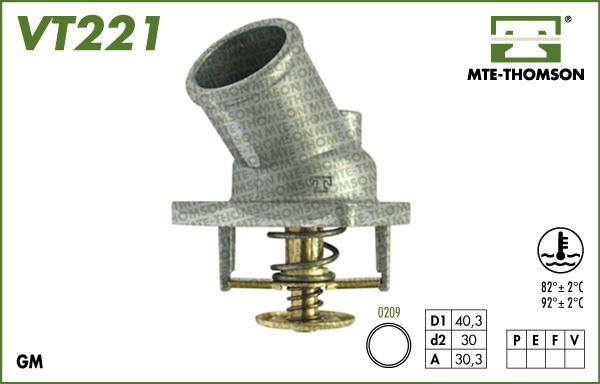 MTE-Thomson VT221.82 - Termostats, Dzesēšanas šķidrums ps1.lv