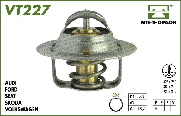 MTE-Thomson VT227.82 - Termostats, Dzesēšanas šķidrums ps1.lv