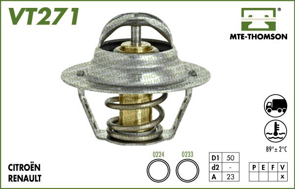 MTE-Thomson VT271.89 - Termostats, Dzesēšanas šķidrums ps1.lv